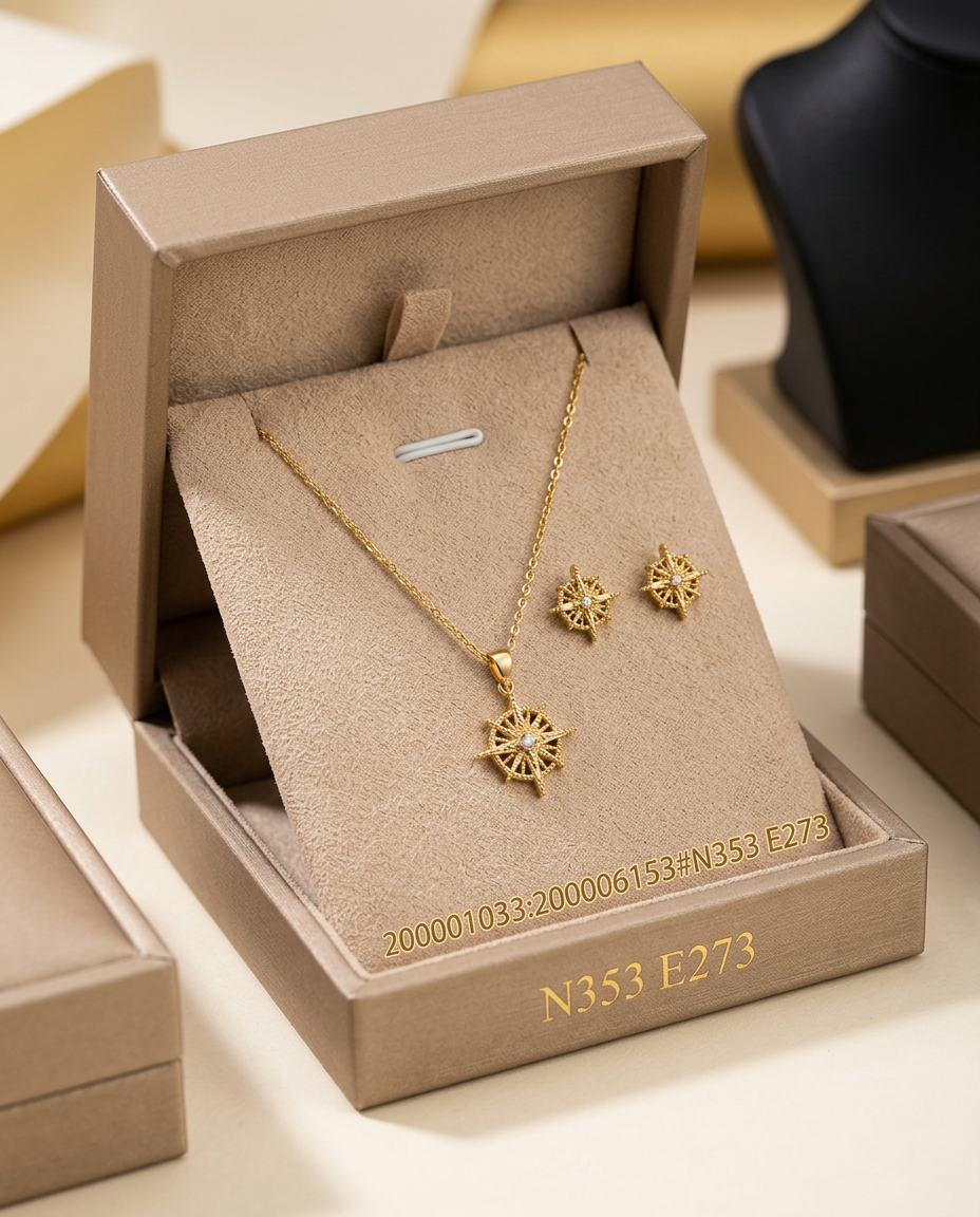 Set Collar y Pendientes HALORE
