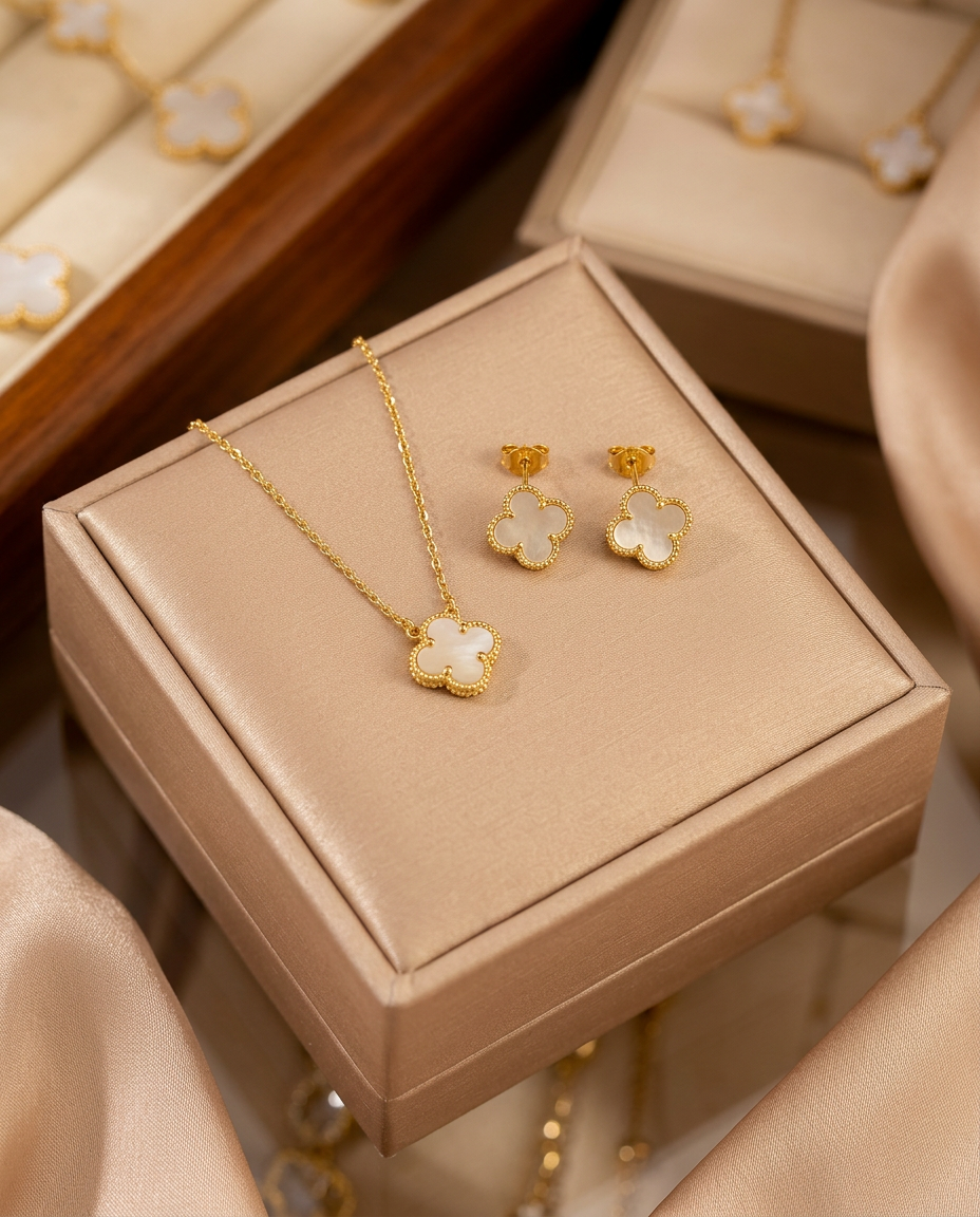 Set Collar y Pendientes HALORE