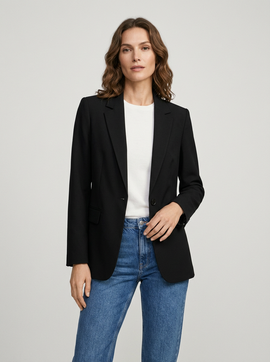 Oversize-blazer med struktur