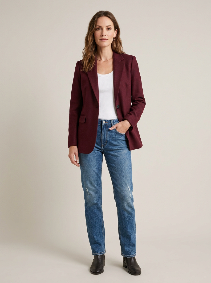 Oversize-blazer med struktur